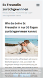 Mobile Screenshot of ex-freundin-zurueck.com